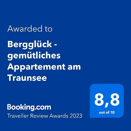 Bergglueck - Gemuetliches Appartement Am Traunsee Altmünster Екстериор снимка
